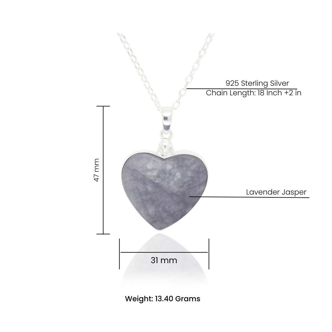 Jasper Pendant - 925 Sterling Silver