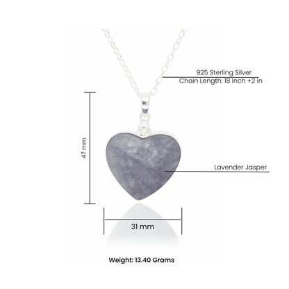 Jasper Pendant - 925 Sterling Silver